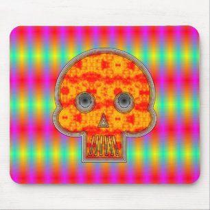 Colorful Skull Muismat