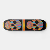 Colorful Skull Skateboard (Horizontaal)