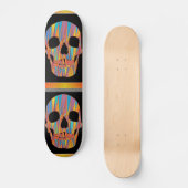 Colorful Skull Skateboard (Voorkant)