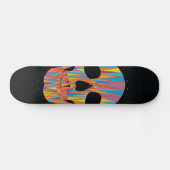 Colorful Skull Skateboard (Horizontaal)