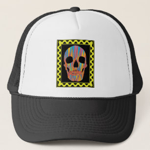 Colorful Skull Trucker Pet