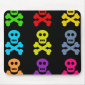 Colorful Skulls Muismat (Voorkant)