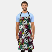 Colorful Skulls Schort (Gedragen)