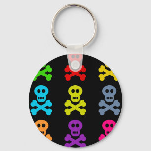 Colorful Skulls Sleutelhanger