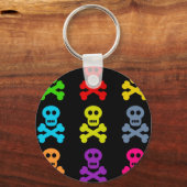 Colorful Skulls Sleutelhanger (Voorkant)