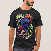 Colorful Skulls T-shirt (Voorkant)