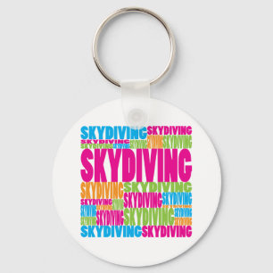 Colorful Skydiving Sleutelhanger