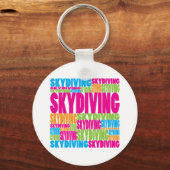 Colorful Skydiving Sleutelhanger (Voorkant)