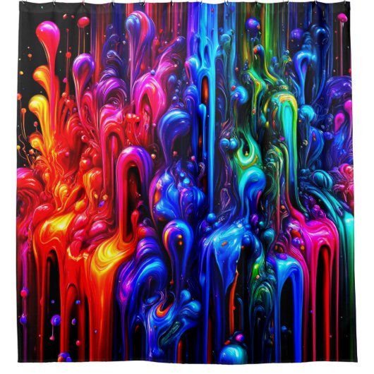 Colorful Slim Douchegordijn (Voorkant)