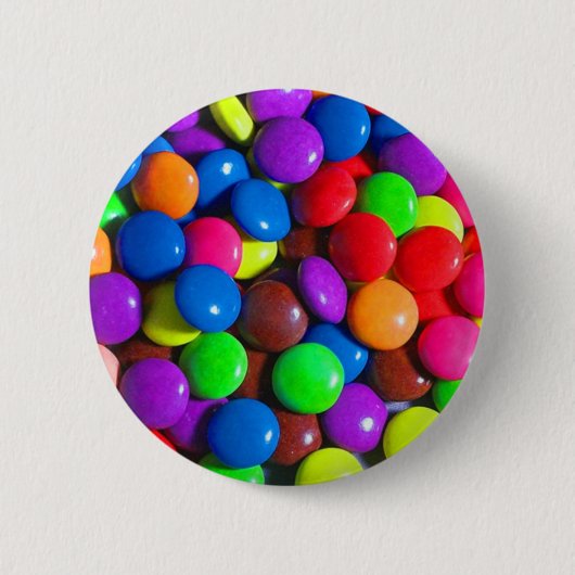 Colorful Smarties Buttonnen Ronde Button 5,7 Cm (Voorkant)