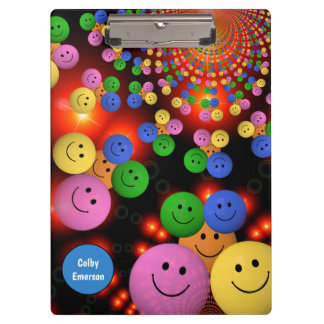 Colorful Smile Facks & Cute Happy Smile Bubbles Klembord