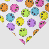 Colorful Smiling Emoji Faces Tissuepapier (Detail)