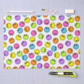 Colorful Smiling Emoji Faces Tissuepapier (Craft)