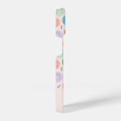 Colorful Smilling Happy Face Pattern iPhone Hoesje (Rechterkant)