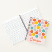 Colorful Smilling Happy Face Pattern Notitieboek (Binnen)