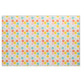 Colorful Smilling Happy Face Pattern Stof (Fat Quarter)