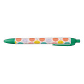 Colorful Smilling Happy Face Pattern Zwarte Inkt Pen (Bodem)