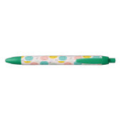 Colorful Smilling Happy Face Pattern Zwarte Inkt Pen (Achterkant)