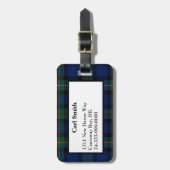 Colorful Smith Tartan Pset Bagagelabel (Voorkant verticaal)