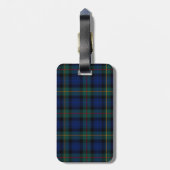 Colorful Smith Tartan Pset Bagagelabel (Achterkant verticaal)