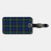 Colorful Smith Tartan Pset Bagagelabel (Achterkant horizontaal)