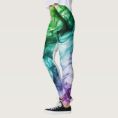 Colorful Smoke Art Design Leggings (Links)
