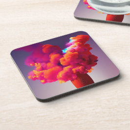 Colorful Smoke Bier Onderzetter