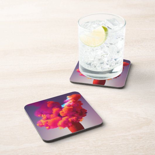 Colorful Smoke Bier Onderzetter (Rechterzijde)