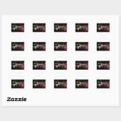 Colorful Smoke Ronde Sticker (Vel)
