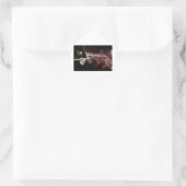 Colorful Smoke Ronde Sticker (Tas)