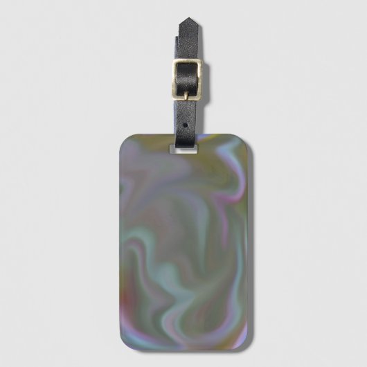 Colorful Smudge Bagagelabel (Voorkant (verticaal))