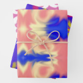 Colorful Smudge Inpakpapier Vel (In situ)