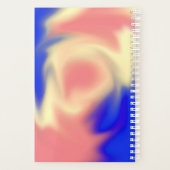 Colorful Smudge Pad Folio Planner (Achterkant)