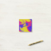 Colorful Smudge Post, notitie Post-it® Notes (Op bureau)