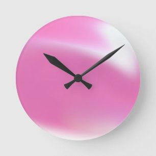 Colorful Smudge Ronde Klok