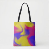 Colorful Smudge Tote Bag (Voorkant)