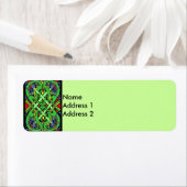 Colorful Snake Celtic Knot Etiket (Insitu)