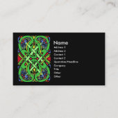 Colorful Snake Celtic Knot Visitekaartje (Voorkant)