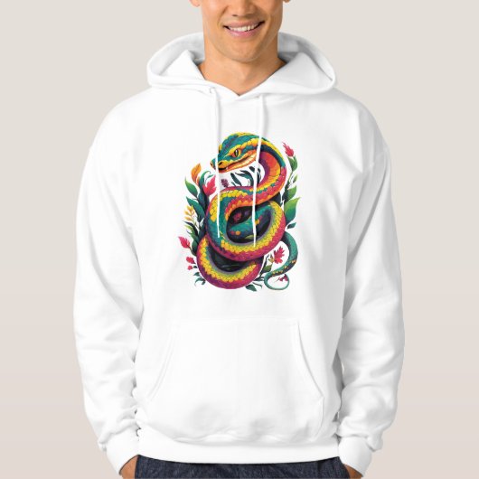 Colorful Snake Hoodie (Voorkant)
