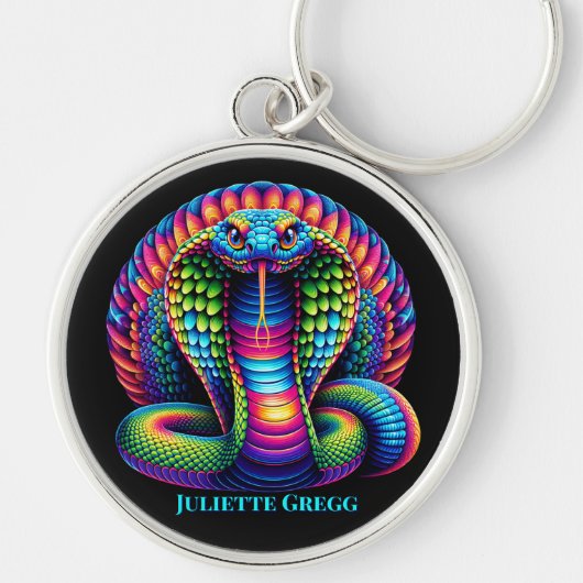 Colorful Snake Sleutelhanger (Voorkant)