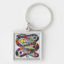 Colorful Snake Sleutelhanger