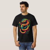 Colorful Snake T-shirt (Voorkant volledig)