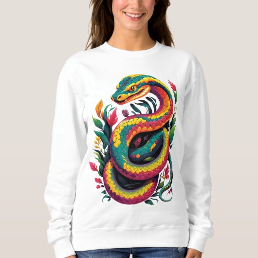 Colorful Snake Trui (Voorkant)