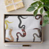 Colorful Snakes Python Reptile Patroon Tissuepapier (Geschenk)
