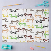 Colorful Snakes Python Reptile Patroon Tissuepapier (Craft)