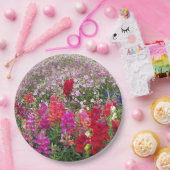 Colorful Snapdragon Garden Floral Papieren Bordje (Feest)