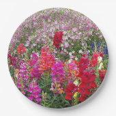 Colorful Snapdragon Garden Floral Papieren Bordje (Voorkant)