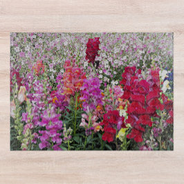 Colorful Snapdragon Garden Floral Snijplank
