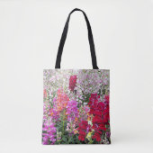 Colorful Snapdragon Garden Floral Tote Bag (Voorkant)