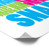 Colorful Snare Drum Poster (Hoek)